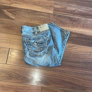 Silver Size 32 McKenzie Flap Crop